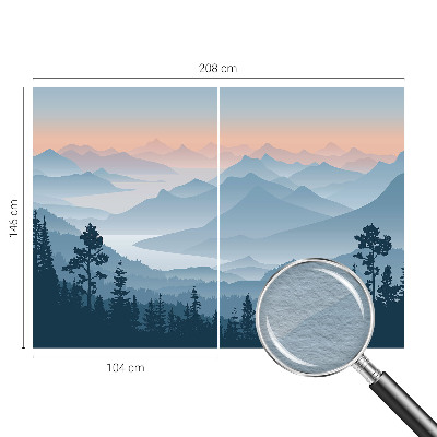 3D fototapeta Horské panorama