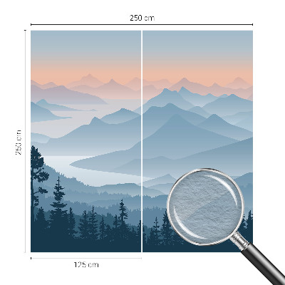 3D fototapeta Horské panorama