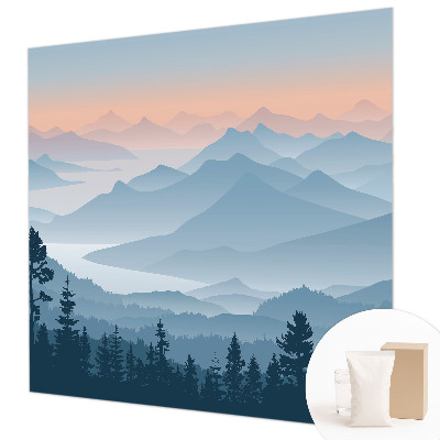 3D fototapeta Horské panorama