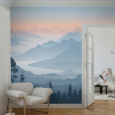 3D fototapeta Horské panorama