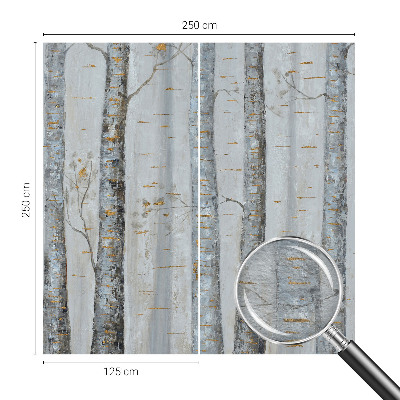 Vliesová fototapeta do obýváků Břízy