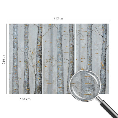 Vliesová fototapeta do obýváků Břízy