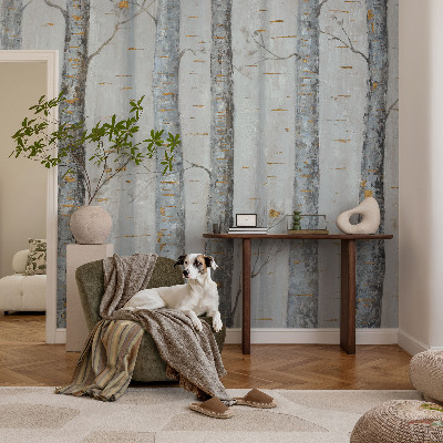 Vliesová fototapeta do obýváků Břízy