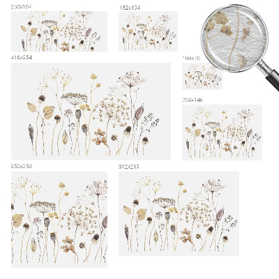 Vliesová fototapeta pro děti Luční květiny