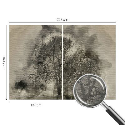 Fotografická tapeta na vliesu Tajemné stromy