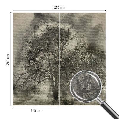 Fotografická tapeta na vliesu Tajemné stromy