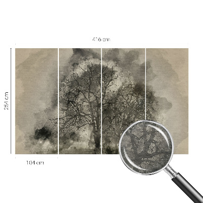 Fotografická tapeta na vliesu Tajemné stromy