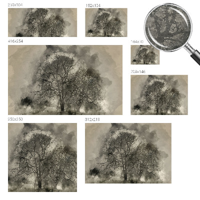 Fotografická tapeta na vliesu Tajemné stromy