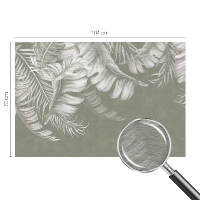 Vliesová fototapeta do ložnice Jemné listy