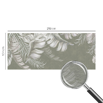 Vliesová fototapeta do ložnice Jemné listy