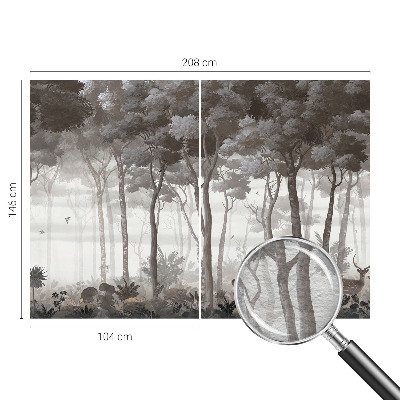 Vliesová fototapeta pro děti Lesní magie