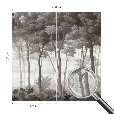 Vliesová fototapeta pro děti Lesní magie