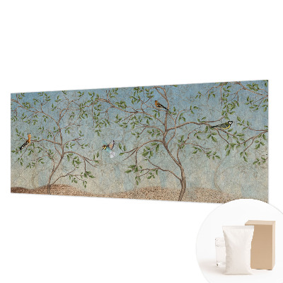 Fototapeta na míru do ložnice Ptáci ve stromech