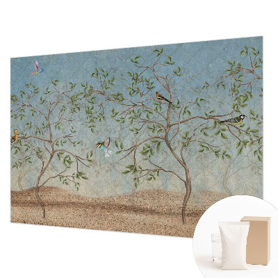 Fototapeta na míru do ložnice Ptáci ve stromech