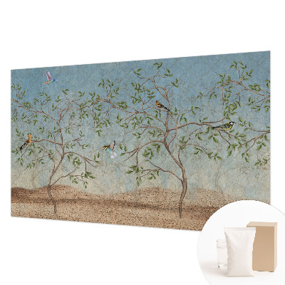 Fototapeta na míru do ložnice Ptáci ve stromech