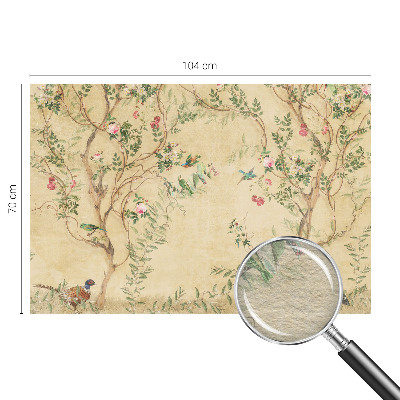 Fototapeta na míru do ložnice Květinové akcenty