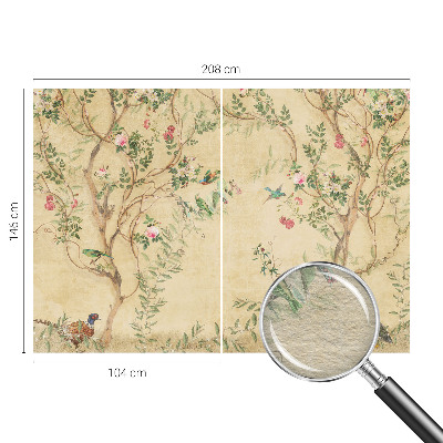 Fototapeta na míru do ložnice Květinové akcenty