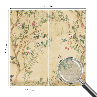 Fototapeta na míru do ložnice Květinové akcenty