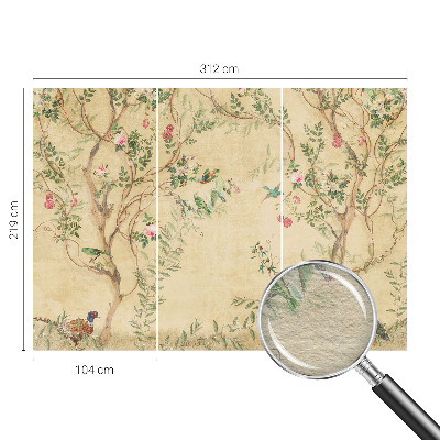 Fototapeta na míru do ložnice Květinové akcenty