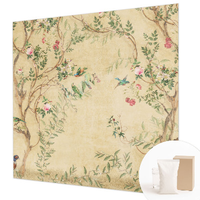 Fototapeta na míru do ložnice Květinové akcenty