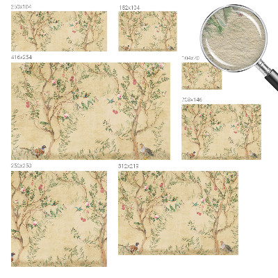 Fototapeta na míru do ložnice Květinové akcenty