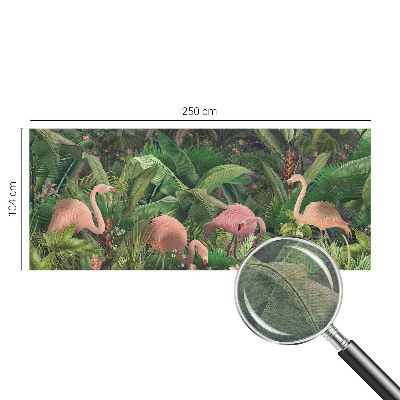 Fototapeta na míru do obýváku Růžoví plameňáci