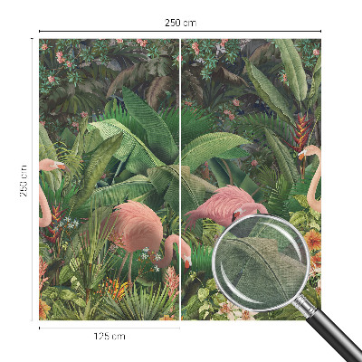 Fototapeta na míru do obýváku Růžoví plameňáci