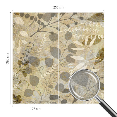 Fototapeta do ložnice Listy větviček