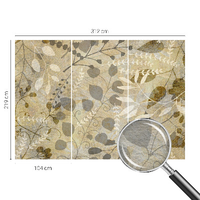 Fototapeta do ložnice Listy větviček