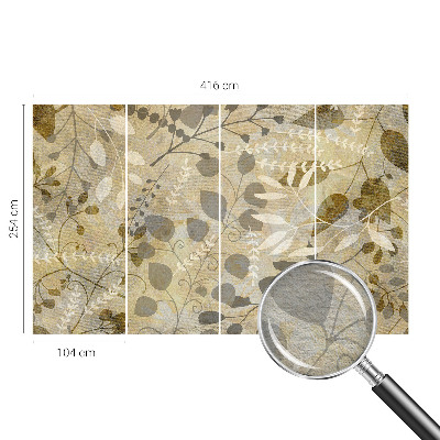 Fototapeta do ložnice Listy větviček