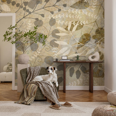 Fototapeta do ložnice Listy větviček