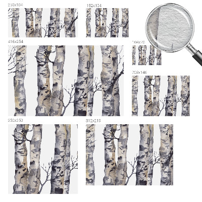 Vliesová fototapeta do obýváků Osikový les