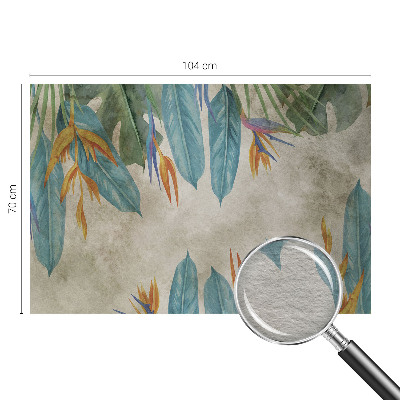 Vliesová fototapeta do ložnice Tropické květiny