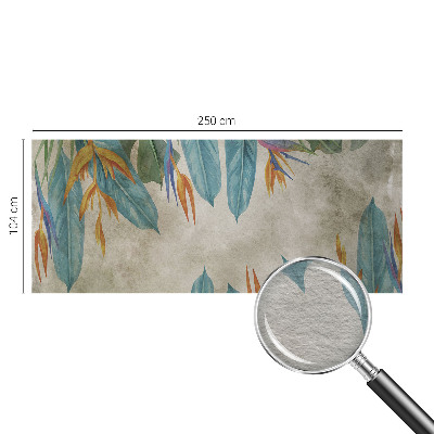 Vliesová fototapeta do ložnice Tropické květiny