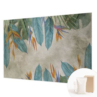 Vliesová fototapeta do ložnice Tropické květiny