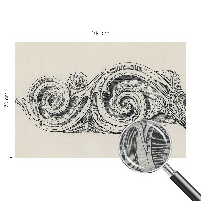 Vliesová fototapeta pro děti Rostlinná ozdoba