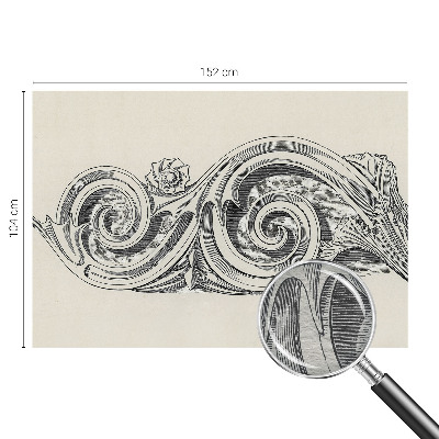 Vliesová fototapeta pro děti Rostlinná ozdoba