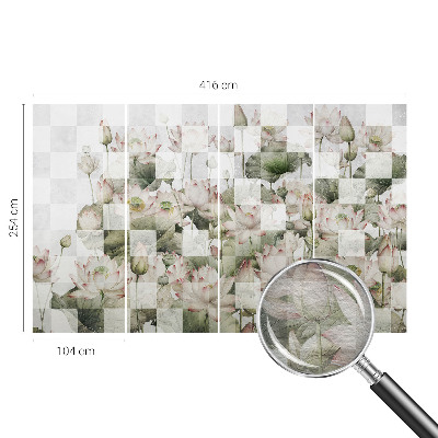 Fototapeta na zeď Lotosové vzory