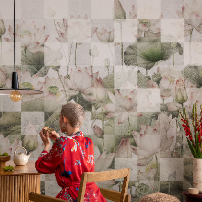 Fototapeta na zeď Lotosové vzory