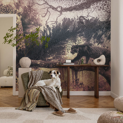 Vliesová fototapeta na zeď Lesní téma