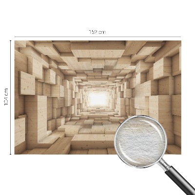 Fototapeta do ložnice Dřevěný tunel