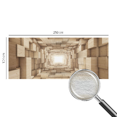 Fototapeta do ložnice Dřevěný tunel