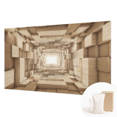 Fototapeta do ložnice Dřevěný tunel