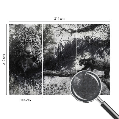 Fototapeta do obýváku Abstraktní leopardi