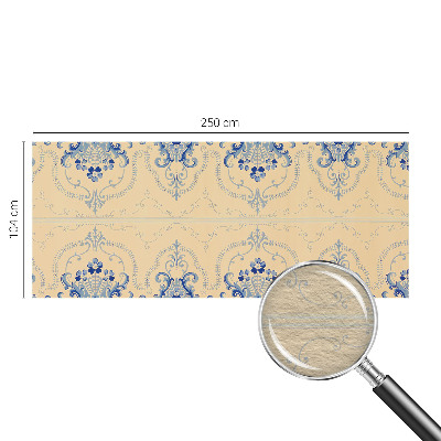 Vliesová fototapeta do obýváků Modré ozdoby