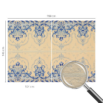 Vliesová fototapeta do obýváků Modré ozdoby