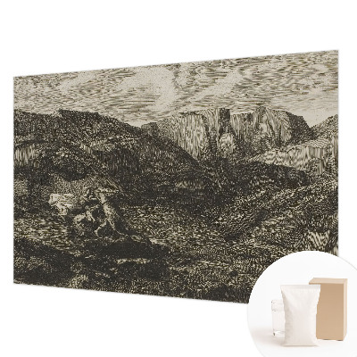 Vliesová fototapeta do ložnice Horská cesta