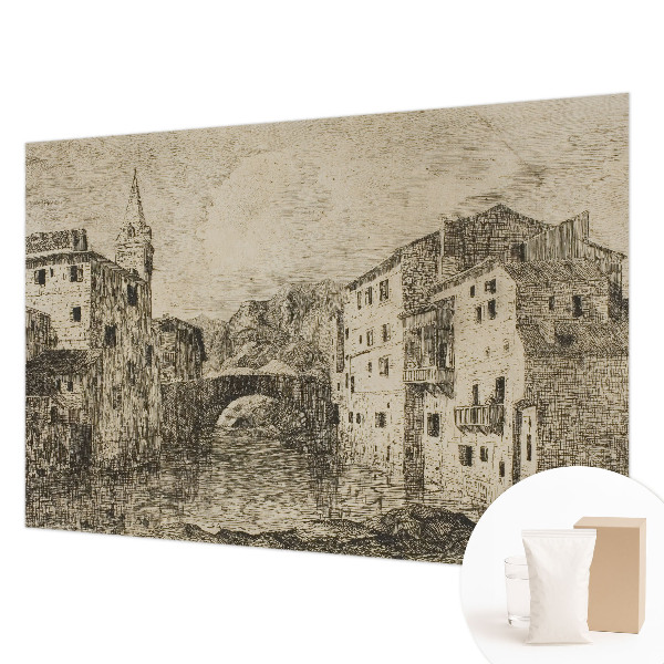 Vliesová fototapeta pro děti Panorama města