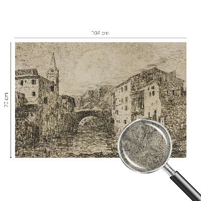 Vliesová fototapeta pro děti Panorama města