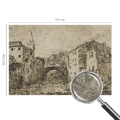 Vliesová fototapeta pro děti Panorama města